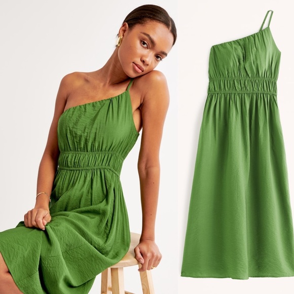 Abercrombie & Fitch Dresses & Skirts - Abercrombie & Fitch One Shoulder Easy Waist Maxi Dress